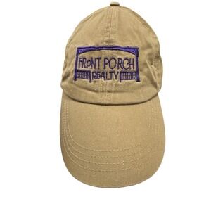 Front Porch Realty Baseball  Cap Hat Embroidered Khaki OSFM